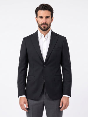TWN Men's Slim Fit 100% Polyester Suit Jacket for Formal Wear