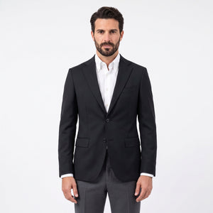 TWN Men's Slim Fit 100% Polyester Suit Jacket for Formal Wear