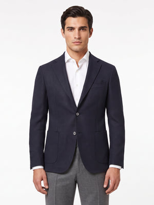 TWN Men's Slim Fit 100% Polyester Suit Jacket for Formal Wear