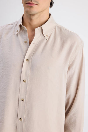 D'S Damat Comfort Fit Modal Blend Plain Shirt Casual Men's Shirt