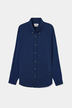 D'S Damat Comfort Fit Modal Blend Plain Shirt Casual Men's Shirt