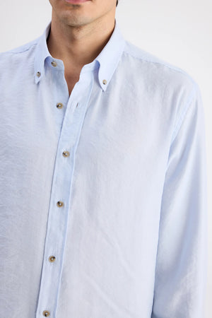 D'S Damat Comfort Fit Modal Blend Plain Shirt Casual Men's Shirt