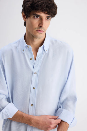 D'S Damat Comfort Fit Modal Blend Plain Shirt Casual Men's Shirt