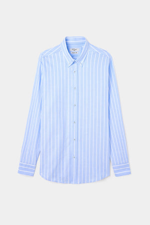 D'S Damat Comfort Fit 100% Cotton Striped Shirt Casual Men's Shirt