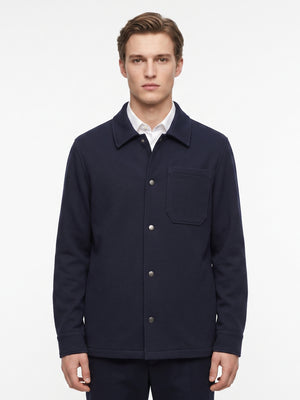 D'S Damat Men's Comfort Fit Viscose Blend Casual Shirt Jacket