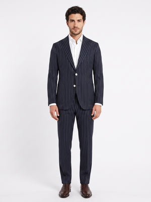 D'S Damat Men's Slim Fit Tailored Suit with Stretch