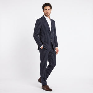 D'S Damat Men's Slim Fit Tailored Suit with Stretch