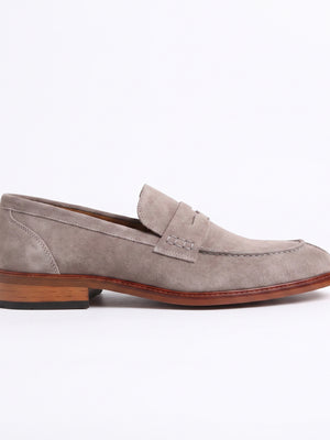 D'S Damat Men's Genuine Suede Penny Loafers Slip-On Dress Shoes