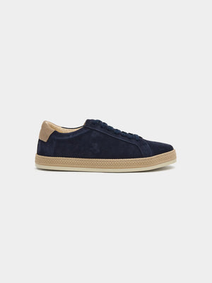 D'S Damat Men's Suede Espadrille Sneakers with Jute Sole