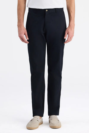 D'S Damat Relaxed Fit Gabardine Chino Trousers Cotton Stretch Casual Men's Pants
