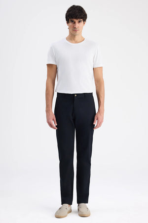 D'S Damat Relaxed Fit Gabardine Chino Trousers Cotton Stretch Casual Men's Pants