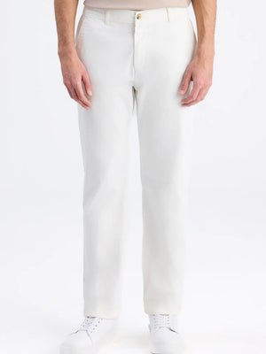 D'S Damat Relaxed Fit Gabardine Chino Trousers Cotton Stretch Casual Men's Pants