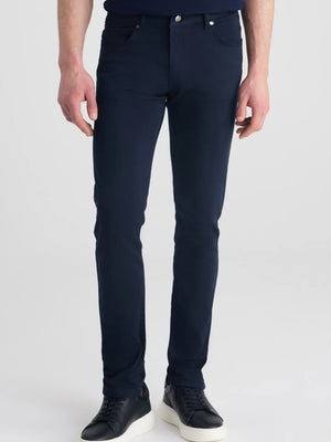 D'S Damat Slim Fit Men's Casual Cotton Stretch Denim Trousers