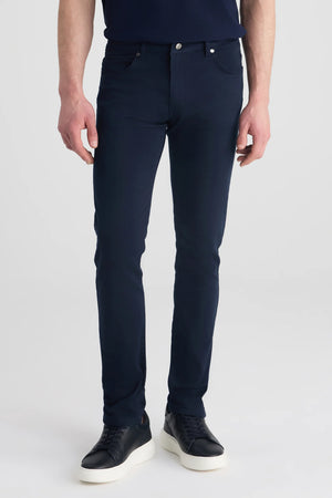 D'S Damat Slim Fit Men's Casual Cotton Stretch Denim Trousers