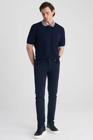 D'S Damat Slim Fit Men's Casual Cotton Stretch Denim Trousers
