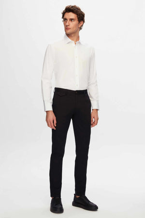 D'S Damat Men's Regular Fit 100% Cotton Nano Care Shirt