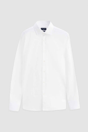 D'S Damat Men's Regular Fit 100% Cotton Nano Care Shirt