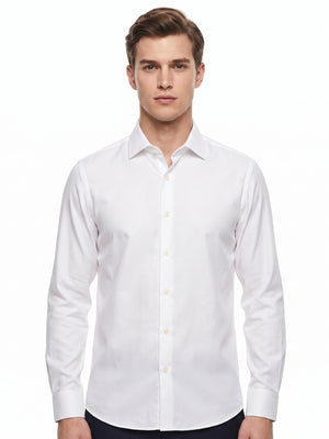 D'S Damat Men's Slim Fit 100% Tencel Formal Shirt
