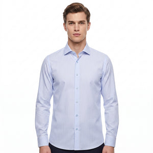 D'S Damat Men's Slim Fit 100% Cotton Formal Shirt