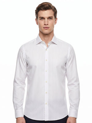 D'S Damat Men's Slim Fit 100% Cotton Formal Shirt