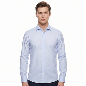 D'S Damat Men's Slim Fit 50% Cotton 50% Polyester Formal Shirt