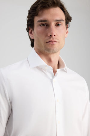 D'S Damat Slim Fit Cotton Blend Textured Shirt Formal Men's Dress Shirt