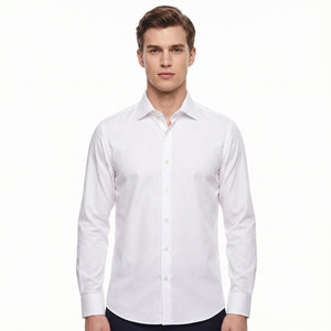 D'S Damat Men's Slim Fit Cotton Blend Formal Shirt