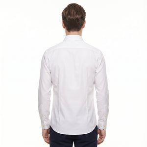 D'S Damat Men's Slim Fit Cotton Blend Formal Shirt