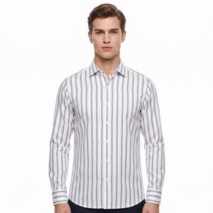 D'S Damat Men's Slim Fit Cotton Blend Formal Shirt