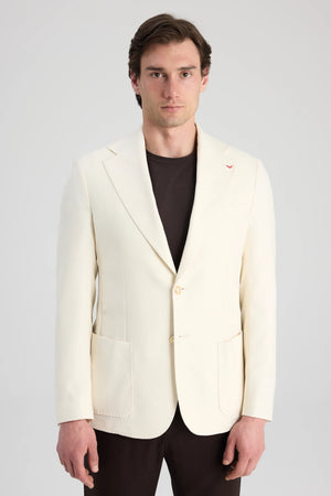 D'S Damat Regular Fit Textured Fabric Stretch Jacket Formal Men's Blazer