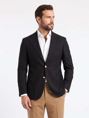 D'S Damat Comfort Fit Textured Fabric Stretch Jacket Formal Men's Blazer