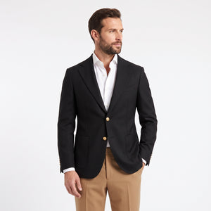 D'S Damat Comfort Fit Textured Fabric Stretch Jacket Formal Men's Blazer