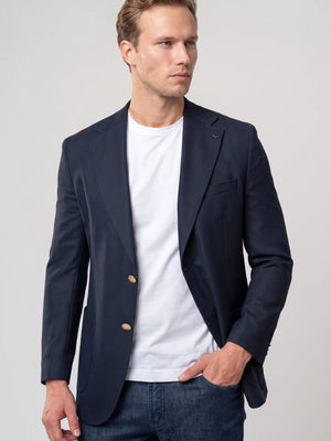 D'S Damat Comfort Fit Textured Fabric Stretch Jacket Formal Men's Blazer