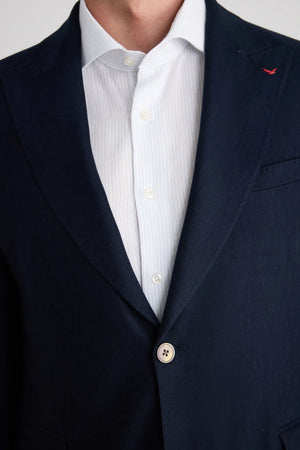 D'S Damat Regular Fit Wool Linen Blend Textured Jacket Formal Men's Blazer