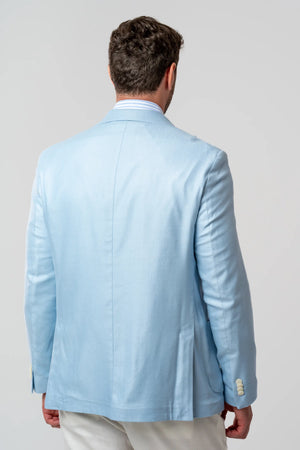 D'S Damat Regular Fit Wool Linen Blend Textured Jacket Formal Men's Blazer