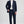 D'S Damat Comfort Fit Wool Blend Striped Suit Premium Stretch Formal Men's Suit - 6HF05KV06604M