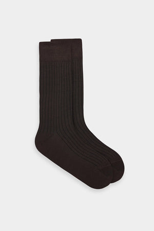 D'S Groom Cotton Blend Ribbed Corduroy Men's Socks - 6HS161960FTLM