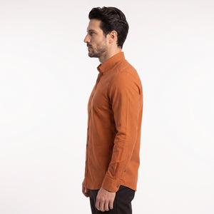 D'S Damat Men's Regular Fit Cotton Stretch Casual Shirt