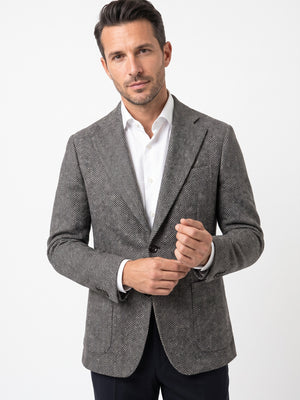 D'S Damat Men's Regular Fit Acrylic Blend Jacket with Lining