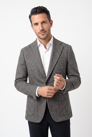 D'S Damat Men's Regular Fit Acrylic Blend Jacket with Lining
