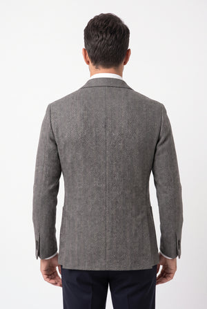 D'S Damat Men's Regular Fit Acrylic Blend Jacket with Lining