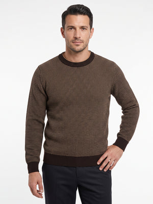 D'S Damat Men's Regular Fit Wool Blend Knitwear