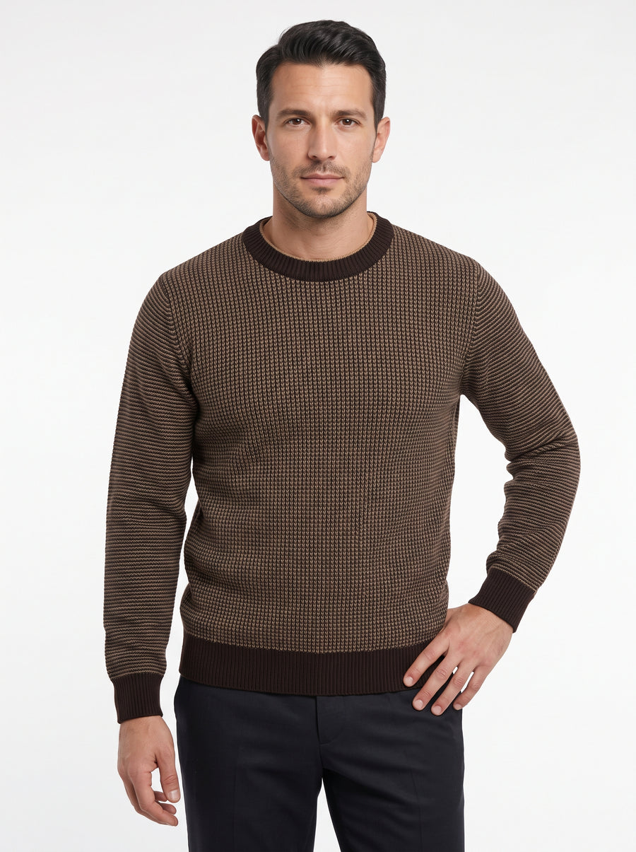 D'S Damat Men's Regular Fit Wool Blend Knitwear