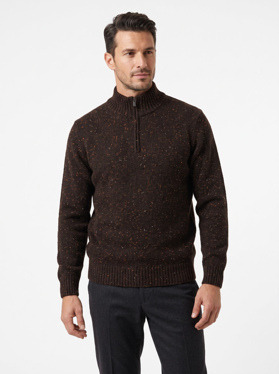 D'S Damat Men's Regular Fit Lyocell Blend Knitwear
