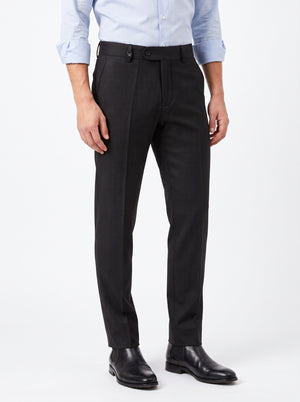 D'S Damat Men's Regular Fit Wool Blend Formal Trousers