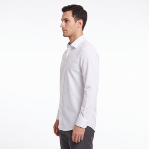 TWN Men's Slim Fit 60% Cotton Formal Shirt for Business Wear