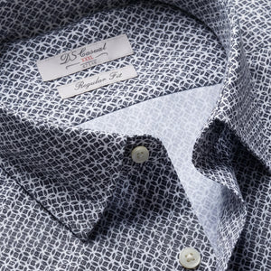 D'S Damat Men's Regular Fit Polyester Casual Shirt with Stretch