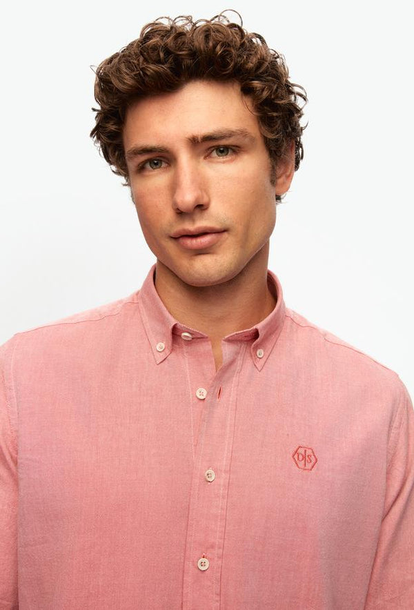 Ds Damat Regular Fit Red Shirt-D'S DAMAT ONLINE