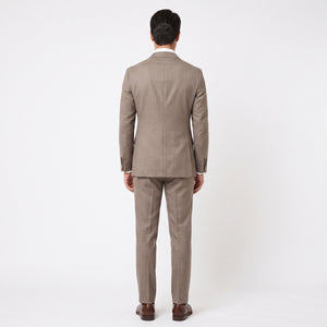D'S Damat 100% Wool Premium Formal Suit Classic Men's Suit - 9DF05LP12542Y-201