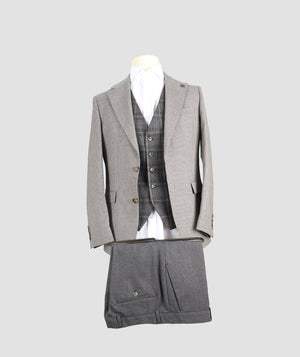 D'S Damat 100% Wool Suit Premium Formal Men's Suit - 9DFK5ML05532Y-901